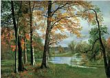 Albert Bierstadt A Quiet lake